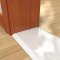 10" wide Door Saddle on Wooden Floor 