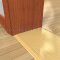 Pemko 2746X6 Utility Threshold on Wooden Floor with Wooden Door