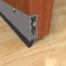 Satin Nickel Automatic Door Bottom 4131NB Semi-Mortise Applied into Wooden Interior Door with Nylon Brush Seal Lowered