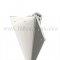 Clear Anodized Aluminum Hinge Open
