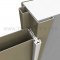 Clear Anodized Continuous Hinge for Kawneer Door
