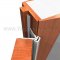 Continuous Hinge on Door Open