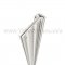 Clear Anodized Continuous Hinge Closed