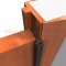 Dark Bronze Continuous Hinge On Door Closed