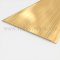 Gold Anodized Aluminum Threshold