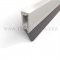 Clear Anodized with Nylon Brush