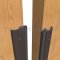 Dark Bronze Anodized Pemko Meeting Stile #297 on a Wooden Door