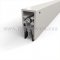 Pemko 4301NB Clear Anodized Automatic Door Bottom with Nylon Brush Seals