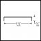 Product Specs of Metal Weatherstrip #PA344