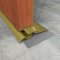 Brass Threshold installed under door