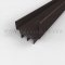 U Shaped Door Shoe with Vinyl Notched Seal