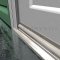 Aluminum Door Shoe Sweep #2251 Applied on Exterior Metal Door