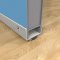 Aluminum Mill Finish Door Shoe Sweep for Hollow Metal Doors #225 Applied on Hollow Metal Doors