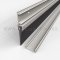 Clear Anodized Aluminum Door Bottom with Open Cover and Vinyl Seal #293100