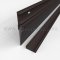 Dark Bronze Anodized Aluminum Door Bottom with Open Cover and Vinyl Seal #293100