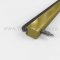 Bronze Mill Finish Meeting Stile with Brush Seal