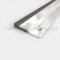 Clear Anodized Aluminum with Rubber Seal