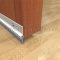 Aluminum Door Bottom with Vinyl Seal on Wooden Interior Door
