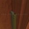 Pemko Door Gasket #312 in Bronze Mill Finish with Sponge Neoprene Seal Applied on Wooden Door
