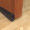 Pemko Dark Bronze Anodized Door Sweep #317N with Neoprene Bulb Seal Applied on Interior Wooden Door