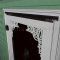 Pemko 347 Dark Bronze Door Top Weatherstrip Applied on Exterior Metal Door