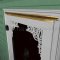 Pemko 68 Gold Door Top Weatherstrip Interlocking Hook Applied on Exterior Metal Door