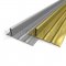 Metal Weatherstrip, Interlocking, for Wooden Windows, Ridged Track