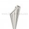 Clear Anodized Full Mortised Continuous Hinge