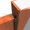 Continuous Safety Hinge with Inset