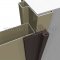 Full Surface Continuous Hinge on Metal Door