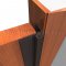 Dark Bronze Continuous Safety Hinge