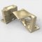 Polished Brass Privacy Door Latch