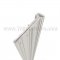 Clear Anodized Wide Throw Continuous Hinge