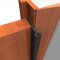 Wide Throw Continuous Hinge on Door Closed