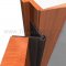 Wide Throw Continuous Hinge on Door Open