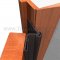 Wide Throw Continuous Hinge on Door Open