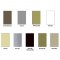 Available Finishes for Activar 1300A Door Louver