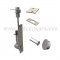 Rockwood Automatic Flush Bolt with Bottom Fire Bolt in US32D finish