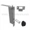 Rockwood Self Latching Flush Bolt with Bottom Fire Bolt for Wood Doors #2949 in US26 finish