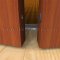 Rockwood Self Latching Flush Bolt with Bottom Fire Bolt for Wood Doors #2949 in US32D finish applied to Interior Door