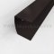 Rockwood 90° Rounded U Shaped Non-Mortised Door Edge in US10B finish