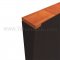 Rockwood 93° Overlapping Door Edge in US10B finish applied to interior door