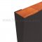 Rockwood 93° U Shaped Overlapping Door Edge with Single Wing in US10BE finish applied to Interior Door