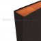 Rockwood 93° U Shaped Overlapping Door Edge with Double Wing in US10BE finish applied to Interior door