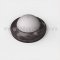 Oxidized Satin Rockwood 402 Solid Cast Wall Stop With Convex Bumper