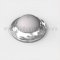 Satin Nickel Rockwood 402 Solid Cast Wall Stop With Convex Bumper