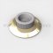 Bright Brass Rockwood 409 Wrought Wall Stop With Concave Bumper