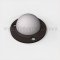 Dark Oxidized Satin Rockwood 412 Solid Cast Wall Stop With Convex Bumper