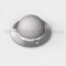 Satin Nickel Rockwood 412 Solid Cast Wall Door Stop With Convex Bumper