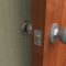 Rockwood 415 Solid Cast Wall Stop With Convex Bumper Applied